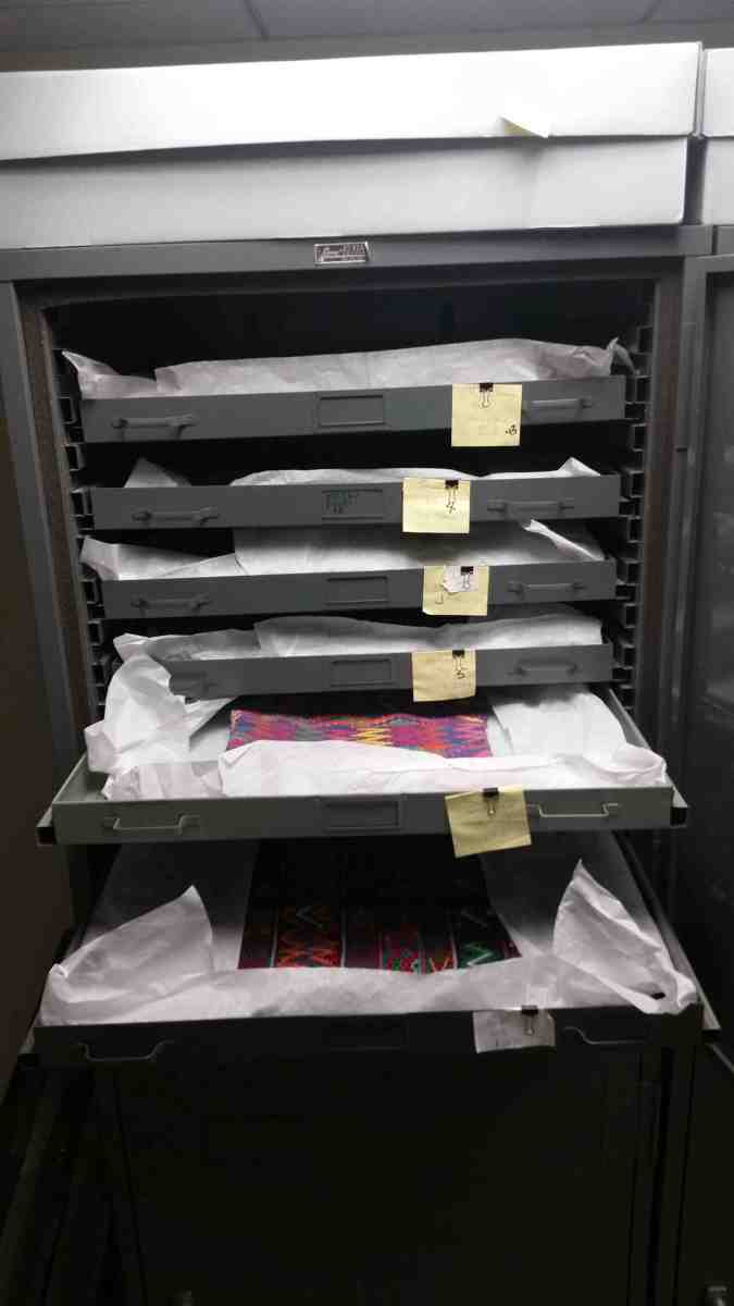 HUipils were rehoused in drawers