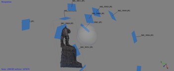 Creating a 3D model from photographs in Agisoft's Photoscan