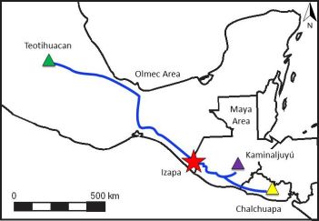 Izapa Trade Route Map